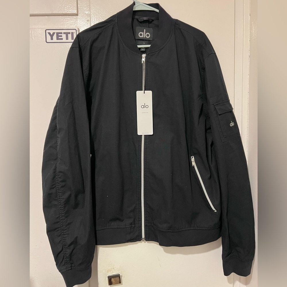 Alo yoga Division Ripstop Bomber Jacket large